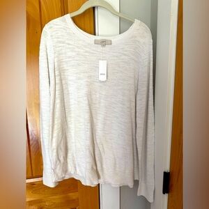 NWT Loft lightweight cotton sweater
